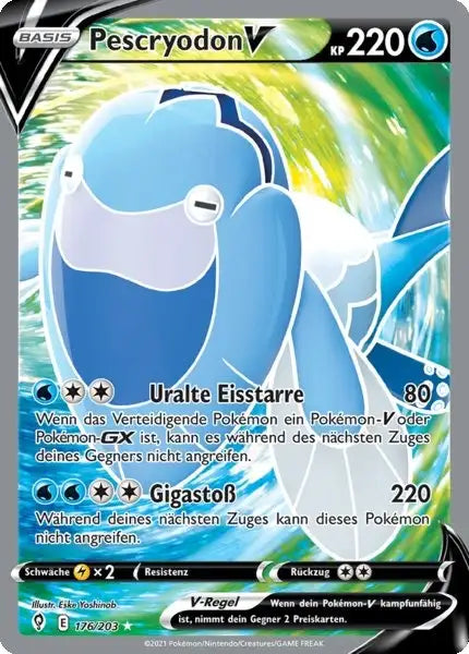 pescryodon v 176/203 – Pokémon Drachenwandel Karte
