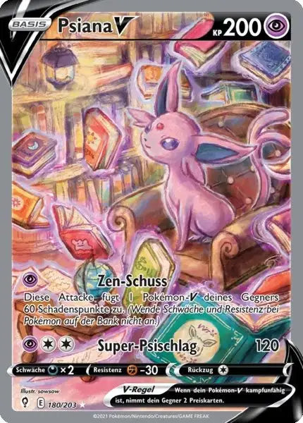 psiana v 180/203 – Pokémon Drachenwandel Karte