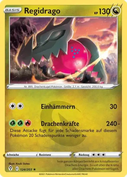 regidrago 124/203 – Pokémon Drachenwandel Karte