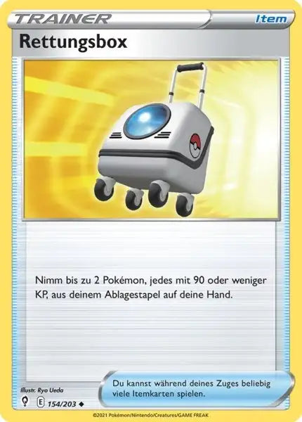 rettungsbox 154/203 – Pokémon Drachenwandel Karte