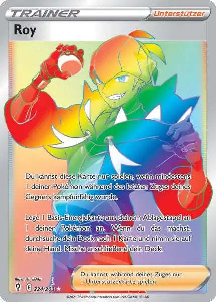 roy 224/203 – Pokémon Drachenwandel Karte