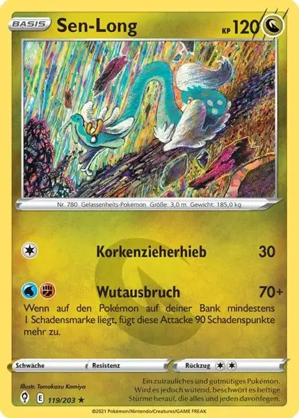 sen long 119/203 – Pokémon Drachenwandel Karte