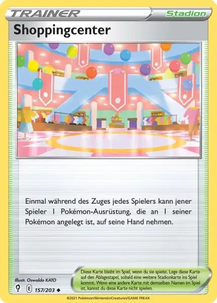 shoppingcenter 157/203 – Pokémon Drachenwandel Karte