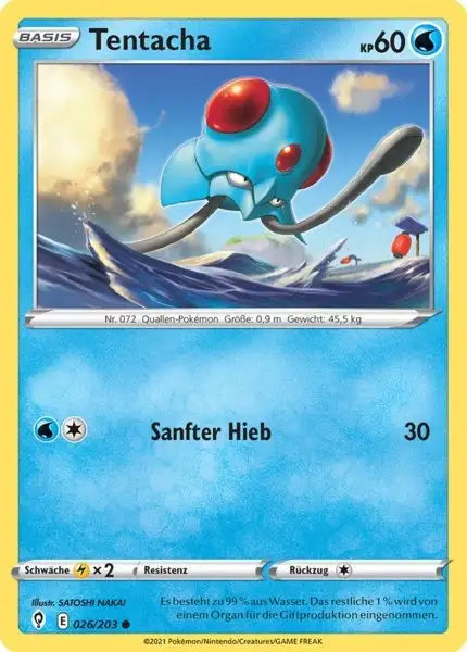 tentacha 026/203 – Pokémon Drachenwandel Karte