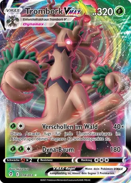trombork vmax 014/203 – Pokémon Drachenwandel Karte