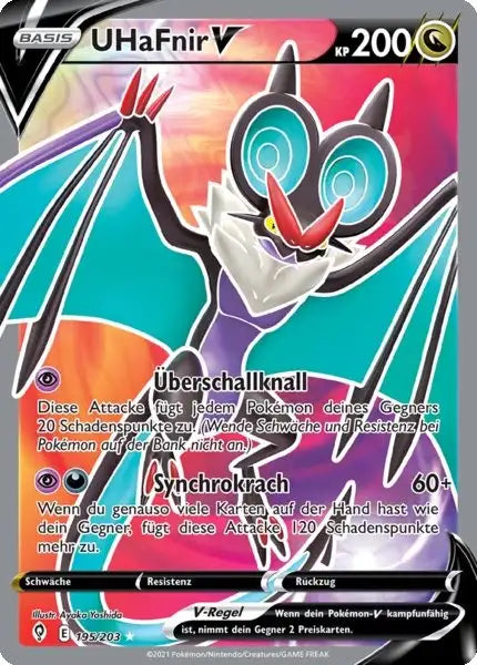 uhafnir v 195/203 – Pokémon Drachenwandel Karte