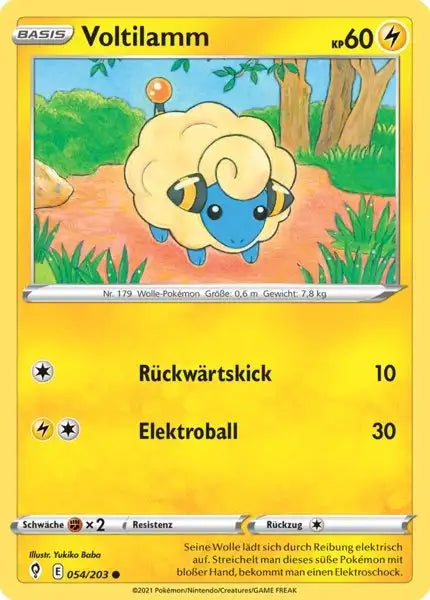 voltilamm 054/203 – Pokémon Drachenwandel Karte
