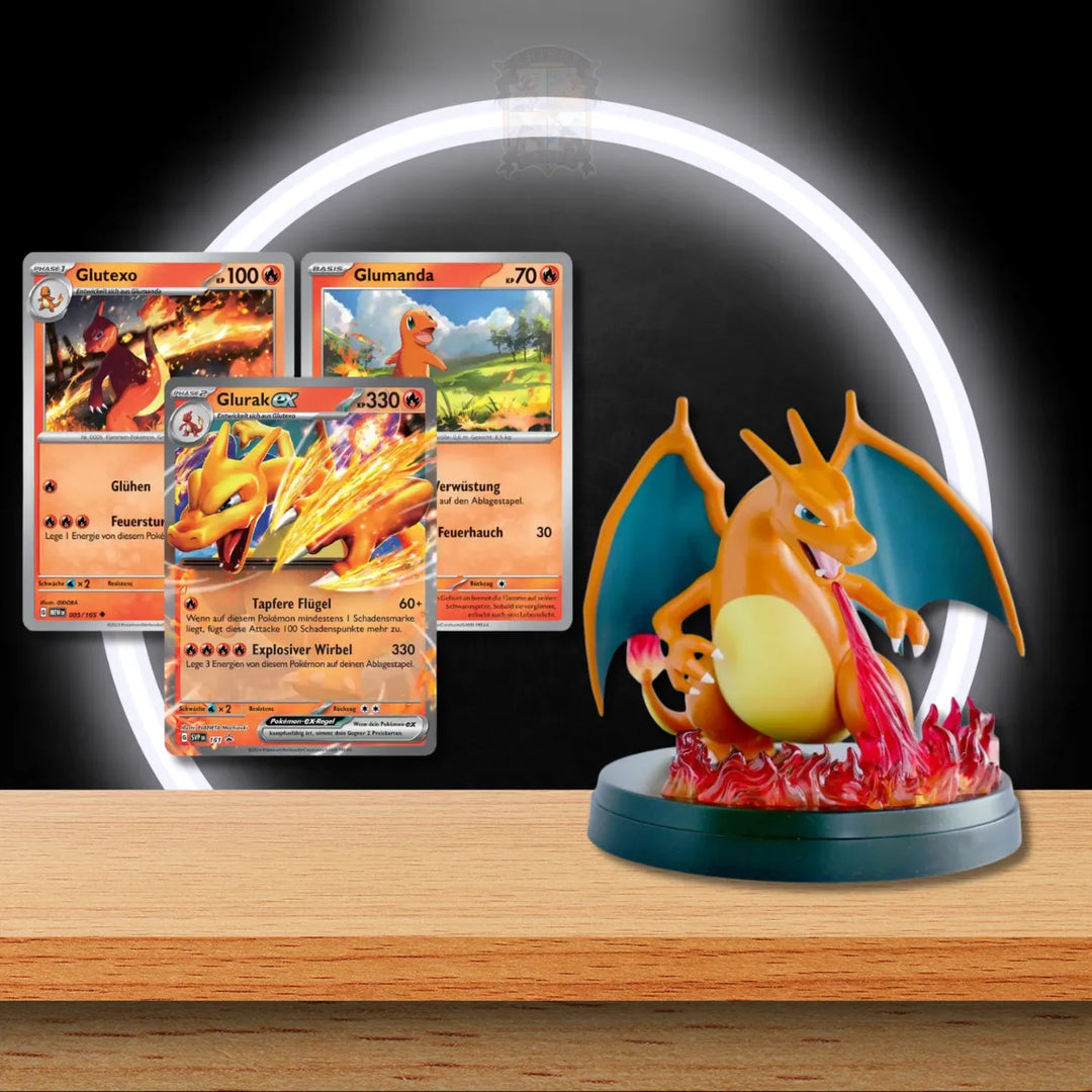 Pokémon Glurak ex Super-Premium Kollektion DE original versiegelt