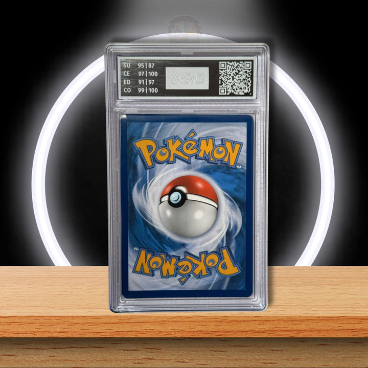 Pokémon Graded Card aus Reisegefährten als Error Print in deutscher Sprache