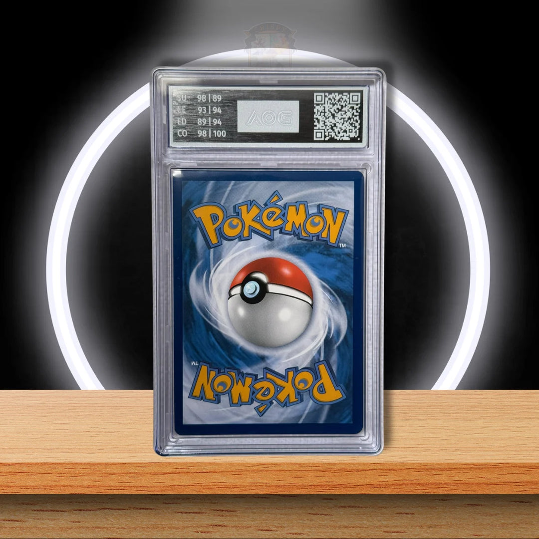Pokémon Graded Card aus Reisegefährten als Error Print in deutscher Sprache