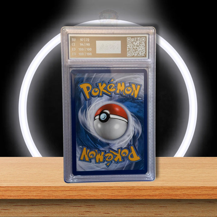 Pokémon Graded Card aus Sun & Moon als Rainbow Rare in englischer Sprache
