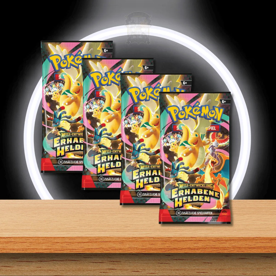 Deutsche Pokémon Mega Meganie ex Box mit Promokarte und Boosterpacks