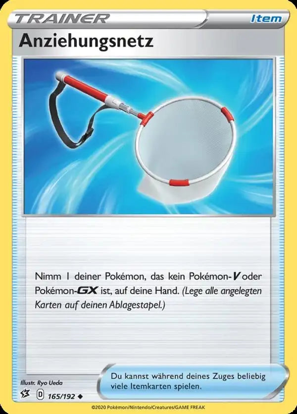 anziehungsnetz 165/192 – Pokémon Clash der Rebellen Karte