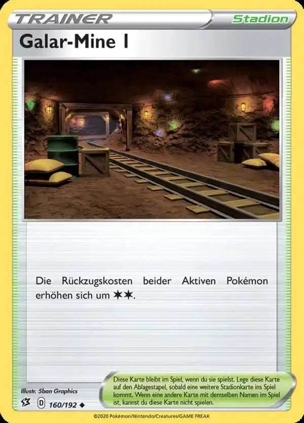galar mine 160/192 – Pokémon Clash der Rebellen Karte