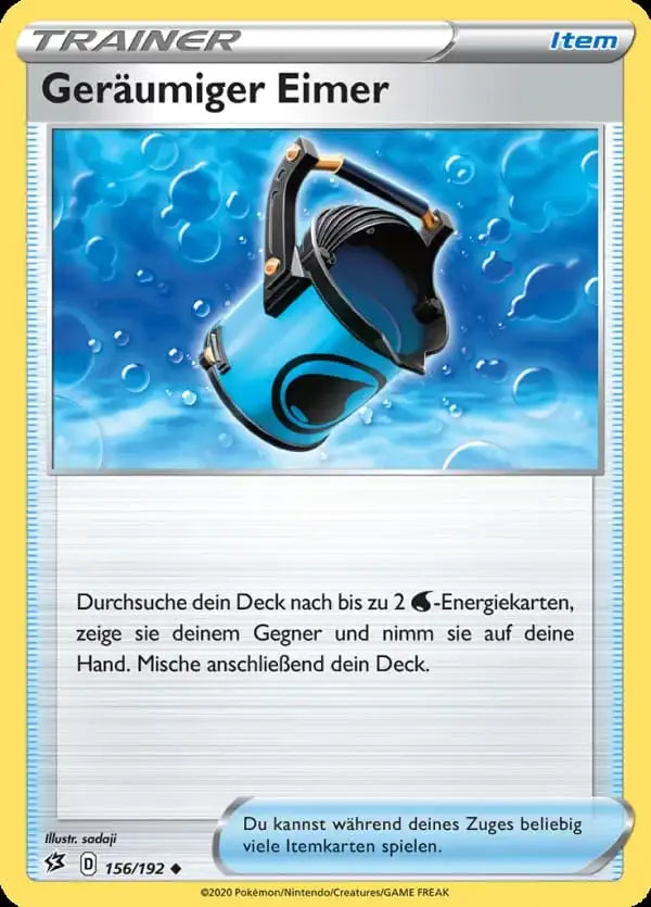 geraumiger eimer 156/192 – Pokémon Clash der Rebellen Karte