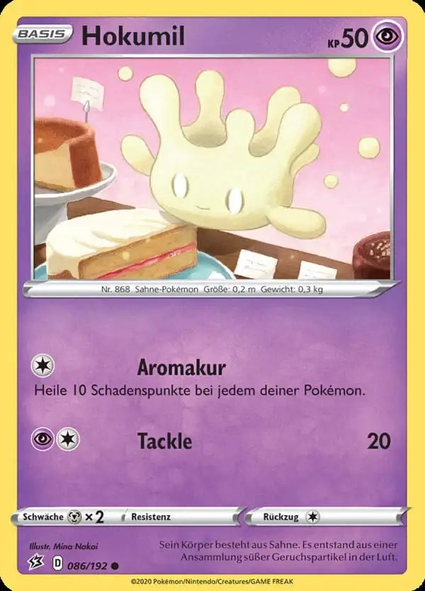 hokumil 086/192 – Pokémon Clash der Rebellen Karte