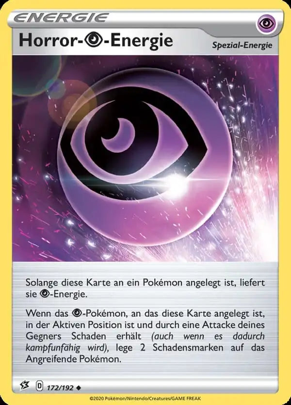 horror psycho energie 172/192 – Pokémon Clash der Rebellen Karte