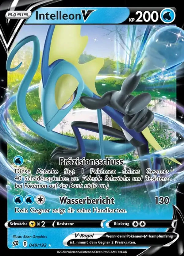 intelleon v 049/192 – Pokémon Clash der Rebellen Karte