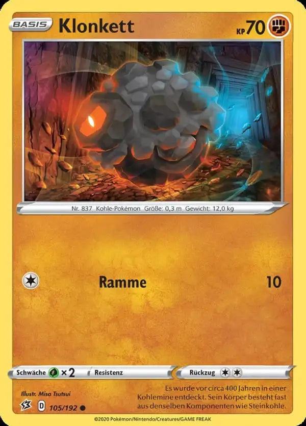 klonkett 105/192 – Pokémon Clash der Rebellen Karte