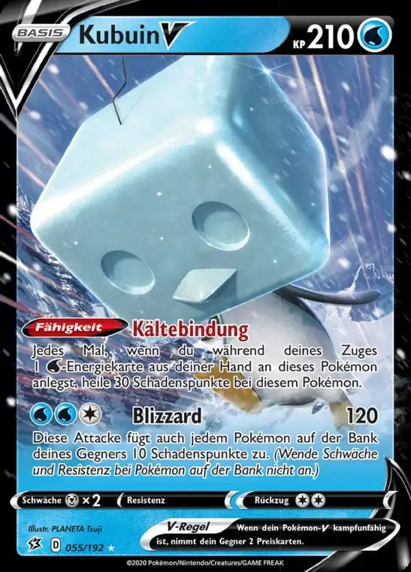 kubuin v 055/192 – Pokémon Clash der Rebellen Karte