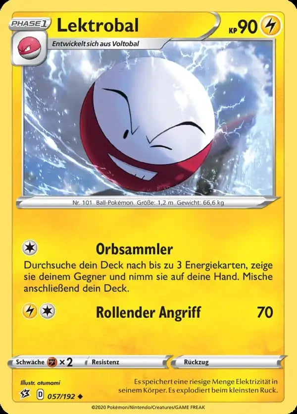lektrobal 057/192 – Pokémon Clash der Rebellen Karte