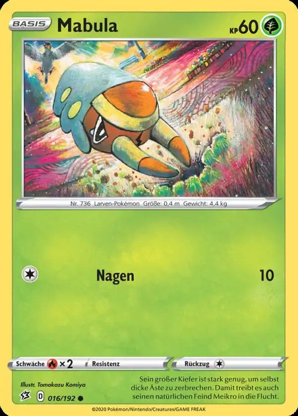 mabula 016/192 – Pokémon Clash der Rebellen Karte