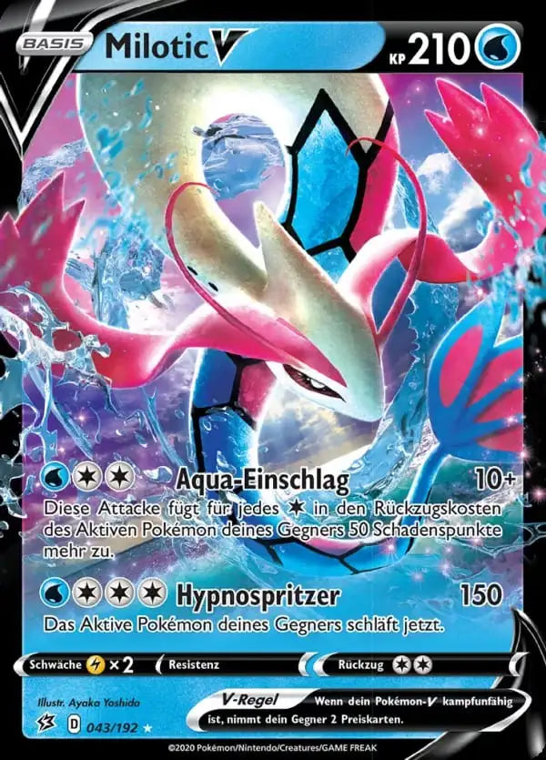 milotic v 043/192 – Pokémon Clash der Rebellen Karte