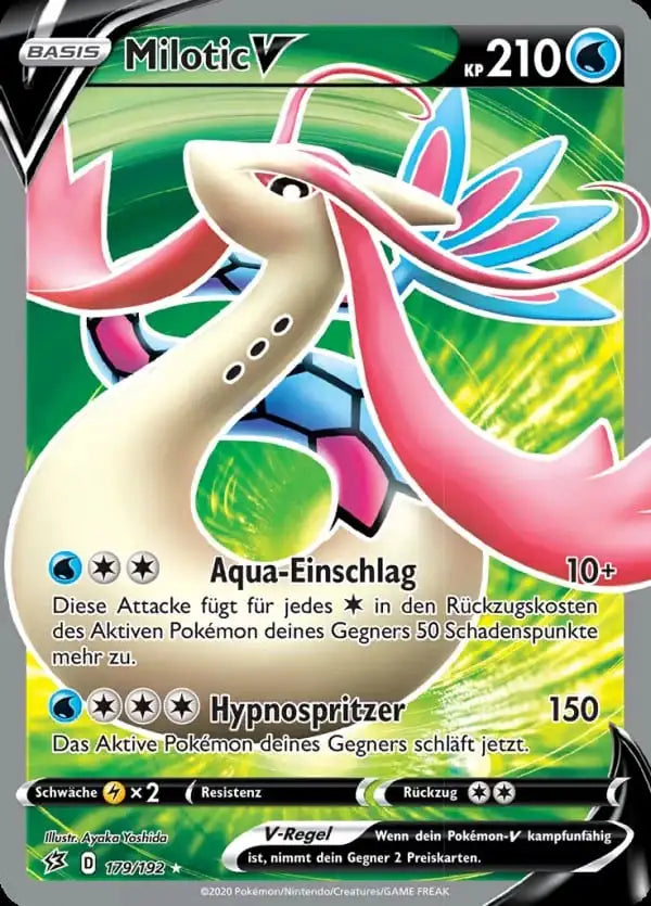 milotic v 179/192 – Pokémon Clash der Rebellen Karte