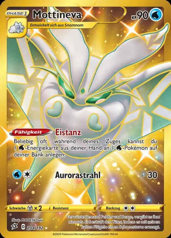 mottineva 204/192 – Pokémon Clash der Rebellen Karte