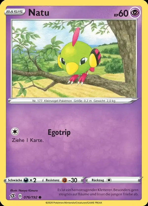 natu 076/192 – Pokémon Clash der Rebellen Karte