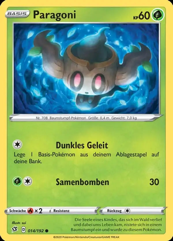 paragoni 014/192 – Pokémon Clash der Rebellen Karte