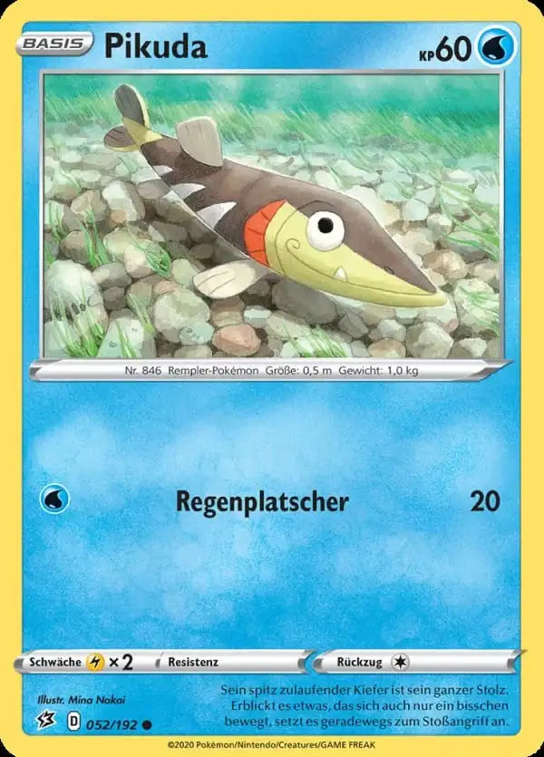 pikuda 052/192 – Pokémon Clash der Rebellen Karte