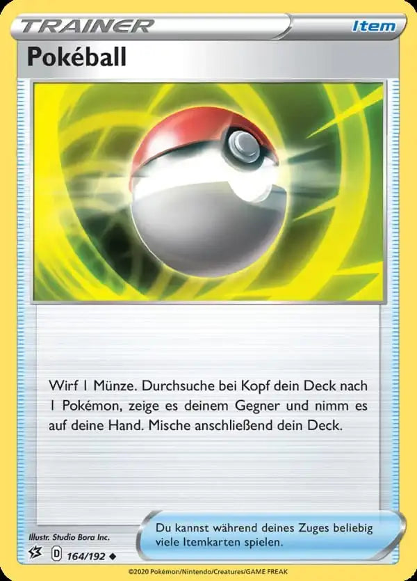 pokeball 164/192 – Pokémon Clash der Rebellen Karte