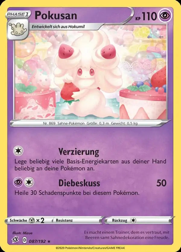 pokusan 087/192 – Pokémon Clash der Rebellen Karte