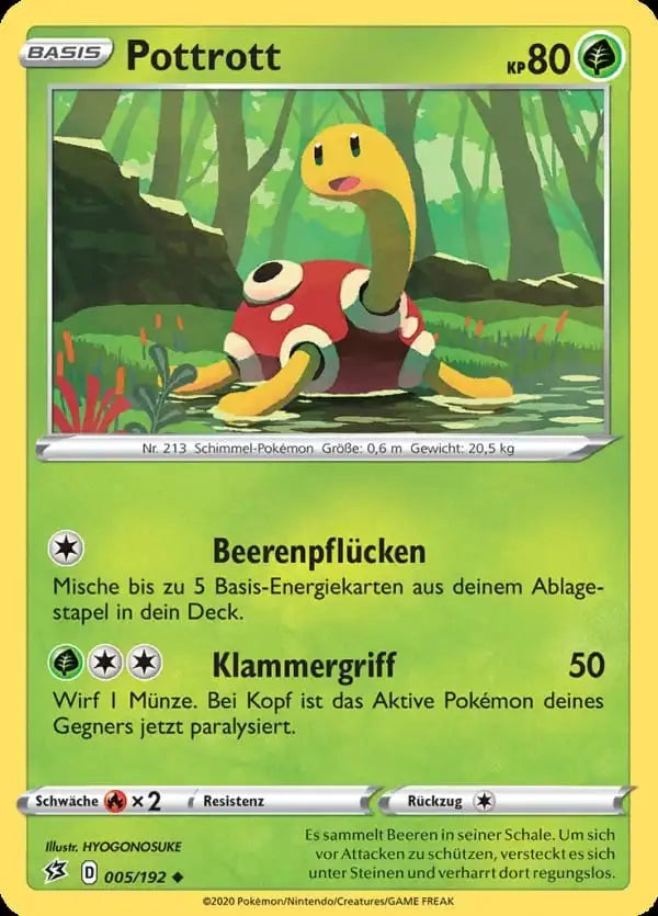 pottrott 005/192 – Pokémon Clash der Rebellen Karte
