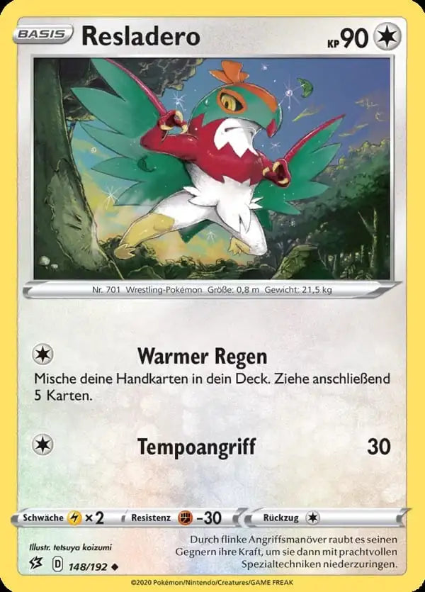 resladero 148/192 – Pokémon Clash der Rebellen Karte