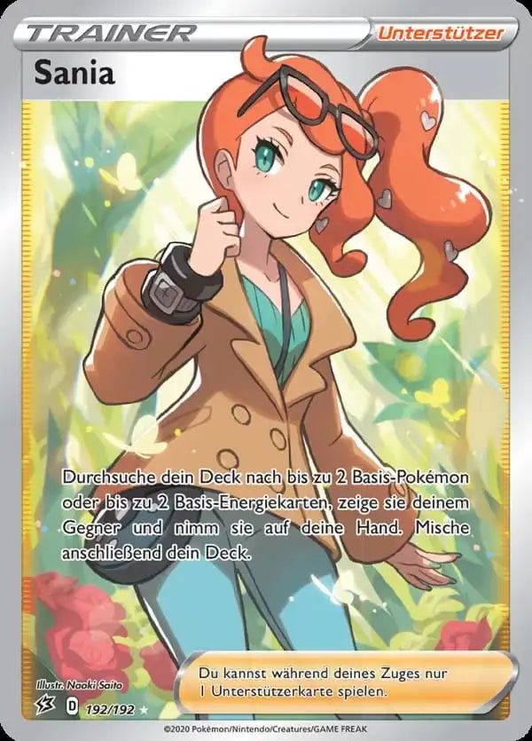 sania 192/192 – Pokémon Clash der Rebellen Karte