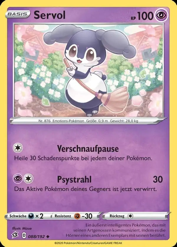 servol 088/192 – Pokémon Clash der Rebellen Karte