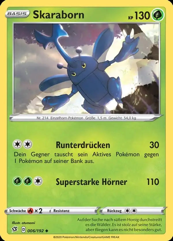 skaraborn 006/192 – Pokémon Clash der Rebellen Karte