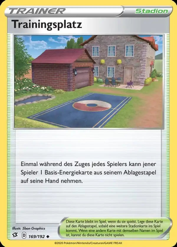 trainingsplatz 169/192 – Pokémon Clash der Rebellen Karte
