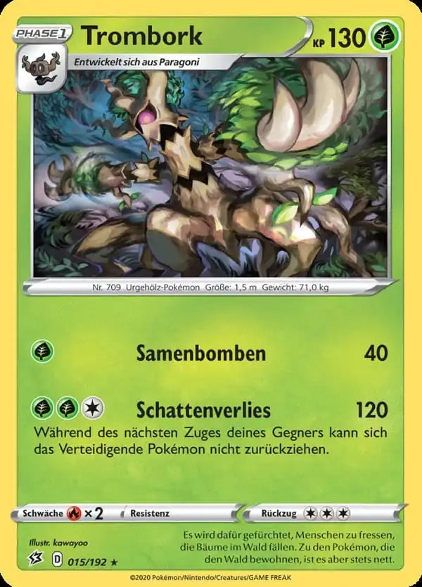 trombork 015/192 – Pokémon Clash der Rebellen Karte