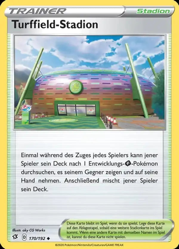 turffield stadion 170/192 – Pokémon Clash der Rebellen Karte