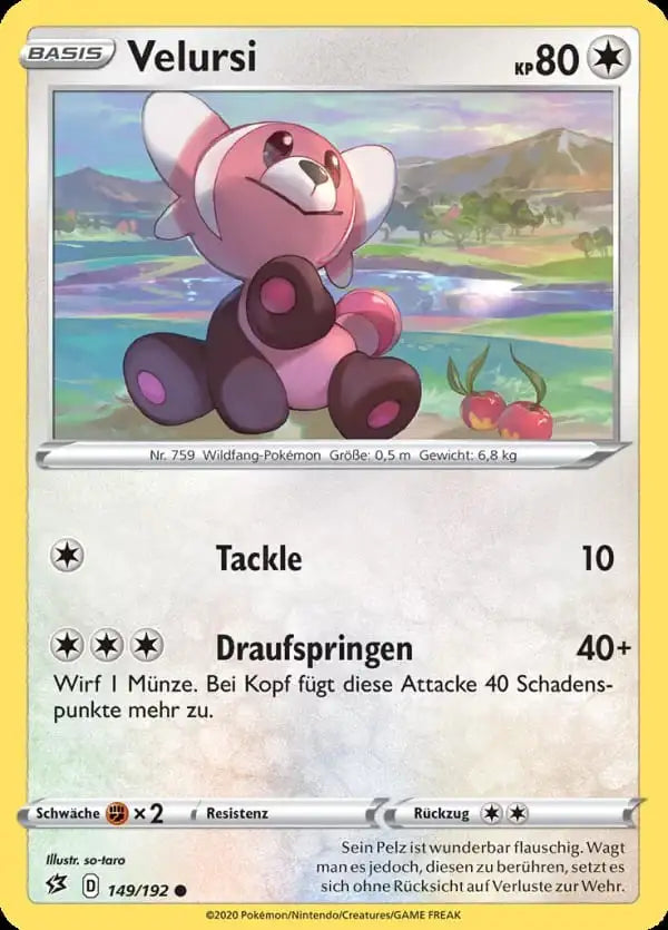 velursi 149/192 – Pokémon Clash der Rebellen Karte