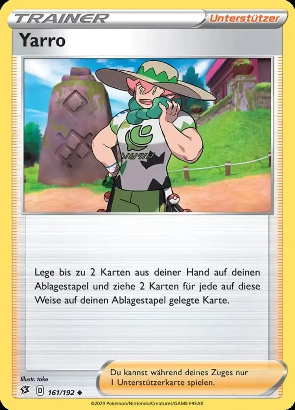 yarro 161/192 – Pokémon Clash der Rebellen Karte