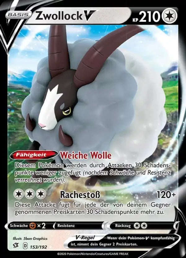zwollock v 153/192 – Pokémon Clash der Rebellen Karte