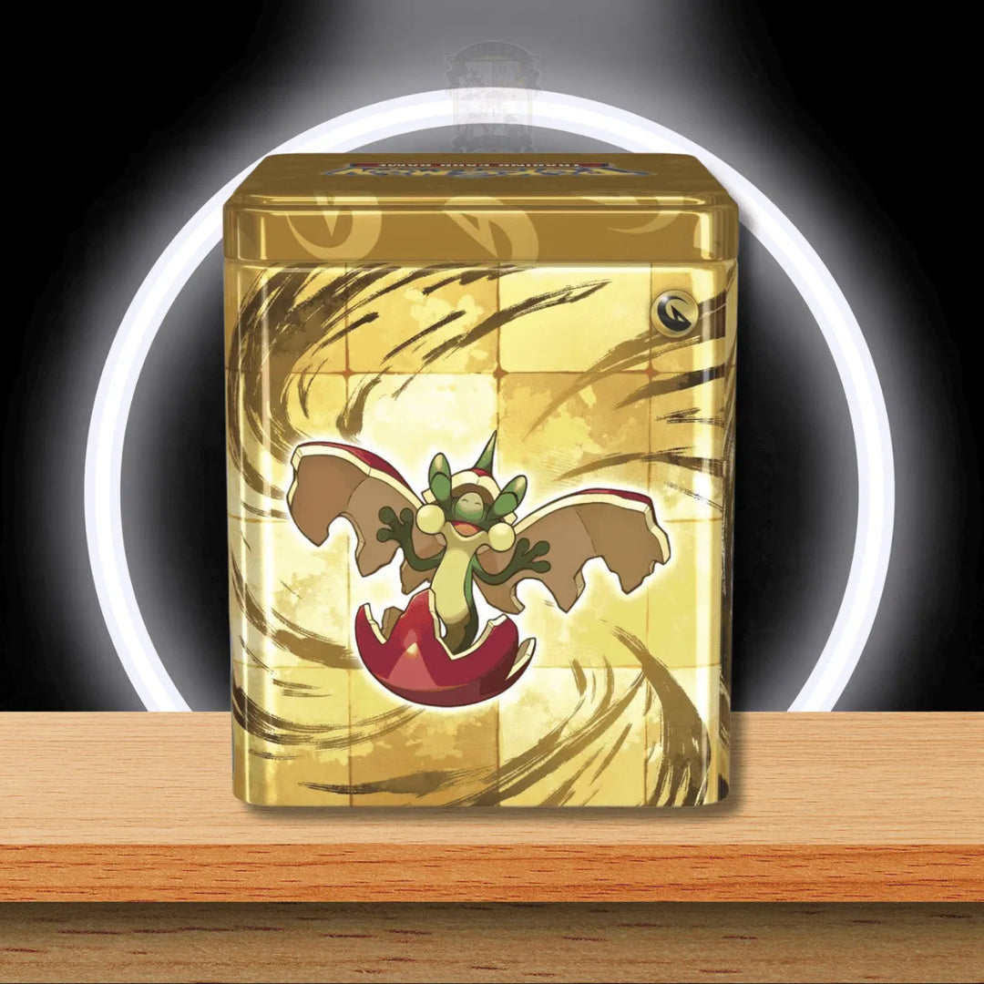 Pokémon Tin Box 2024 mit Boosterpacks und Pokémon Münze