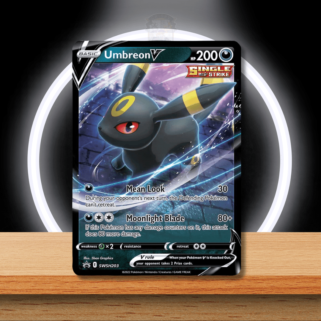 Pokémon Tin in Englisch aus der V Heroes Serie mit Umbreon V