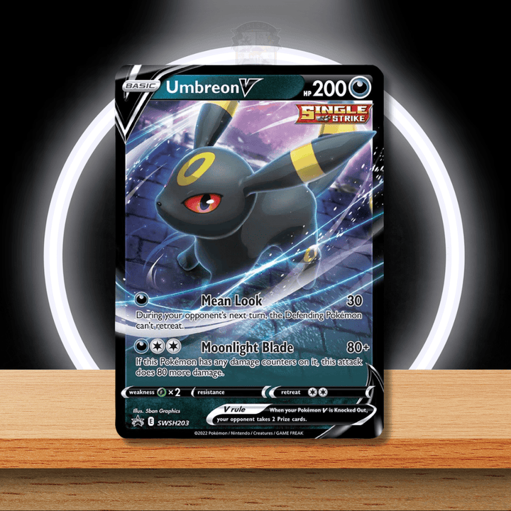Pokémon Tin in Englisch aus der V Heroes Serie mit Umbreon V