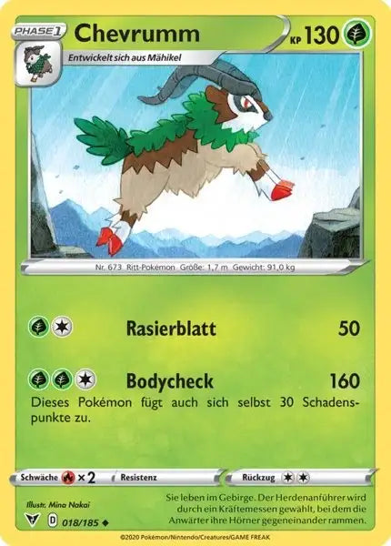 chevrumm 018/185 – Pokémon Farbenschock Karte