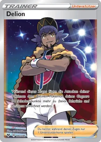 delion 182/185 – Pokémon Farbenschock Karte